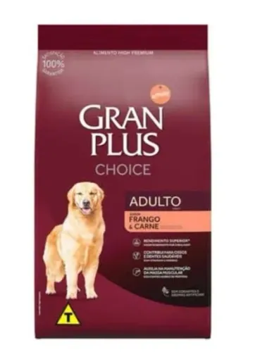 Ração Gran plus choice 20 kg