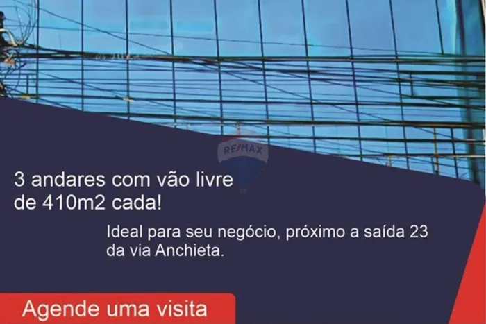 Prédio/Sala Comercial no Bairro Ferrazópolis - São Bernardo do Campo, 410m2 por andar
