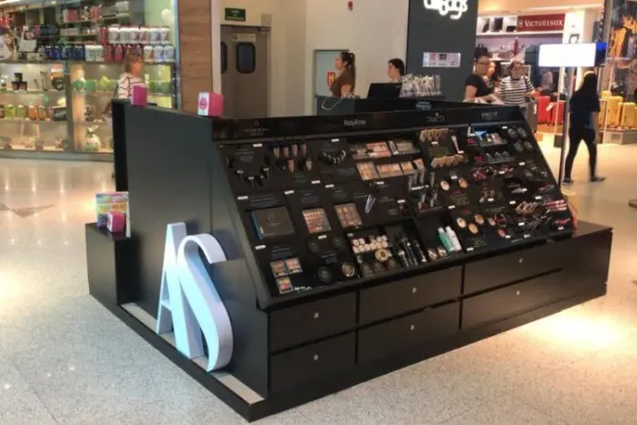 ilha de cosmeticos