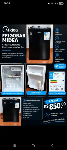 Vendo frigobar perfeito estado