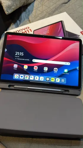 Tablet Lenovo Tab M11 128GB + Caneta + Capa Original (Poucos meses de uso / Na caixa)
