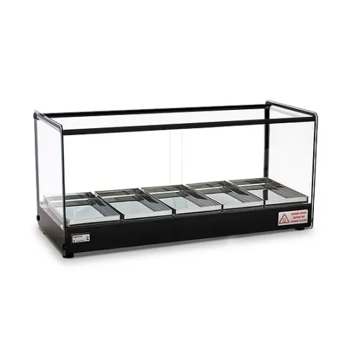 Estufa EVR Vitrine Para Salgados 5 Bandejas Titã