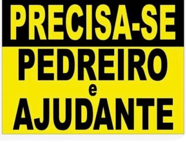 Precisa-se de Pedreiro