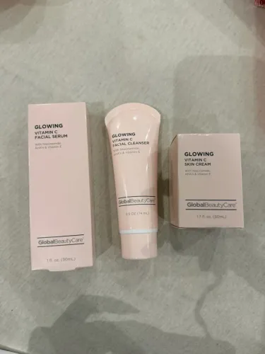 Kit Skincare Facial Glowing Vitamin C - 3 Produtos - Importado dos EUA