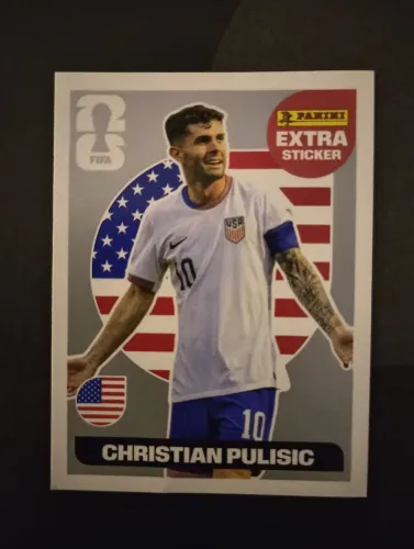 Figurinha Christian Pulisic da copa 2026