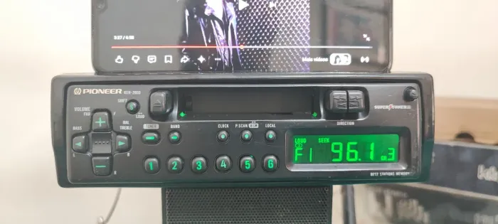 Radio Toca Fitas Pioneer Keh-2600 Com Bluetooth Lindo