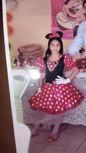 Vestido da Minnie veste 7 a 8 anos