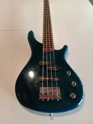 Contrabaixo Condor XB-12FM, Azul, 4 Cordas - Ótimo Estado