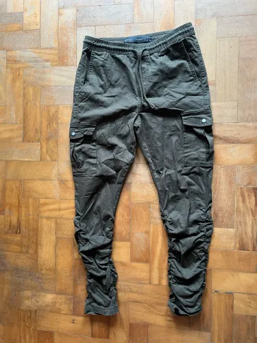 calça bluesteel jogger verde tam P
