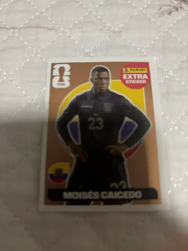 Figurinha Moisés CAICEDO- bronze -2026