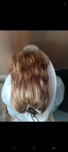 Aplique Rabo de cabelo humano natural