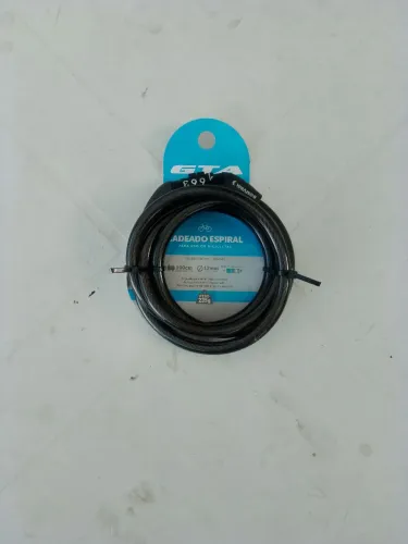 Cadeado para bicicleta.