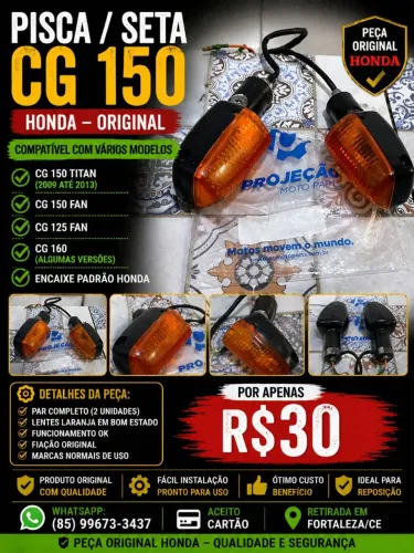Par de piscas (setas) usados em ótimo estado