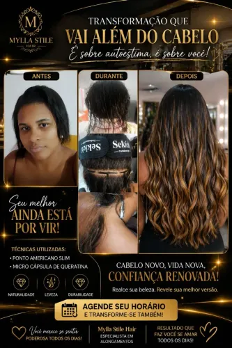 Megahair/Megahista e Tranças/Trancista. Melhor preço e acabamento perfeito aqui!