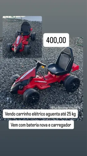 Carrinho elétrico infantil
