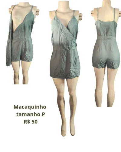 Macaquinho verde militar P