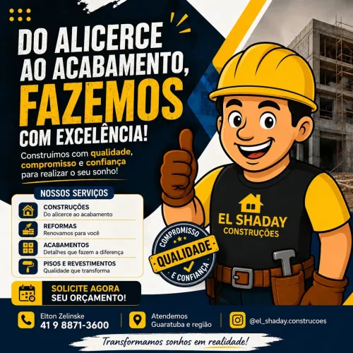 Construções e reformas em geral