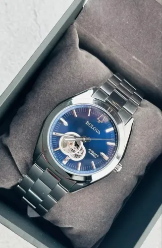 Relógio Bulova Surveyor Masculino Aço Prata 96a275