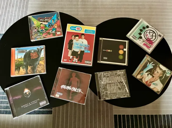 Coleção Cds e DVD - Blink 182 + Box Car Racer + Angels Airwaves