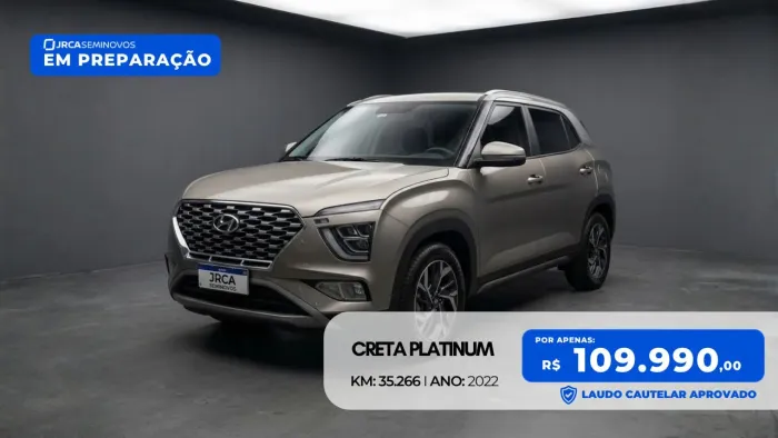 Hyundai Creta Platinum 1.0 TB 12V Flex AUT 2022