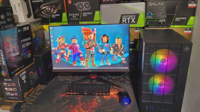 PC Ryzen 3 3200G / 16GB RAM / SSD NVMe + 1TB - PRONTO PARA USO