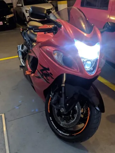 Suzuki Hayabusa GSX 1300 R 2010 laranja IMPECAVEL