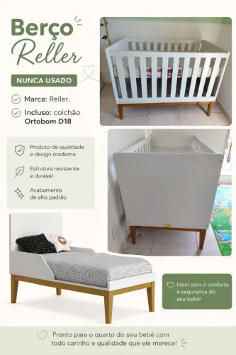 Berço nunca usado