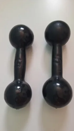 Par de halteres 5KG emborrachado