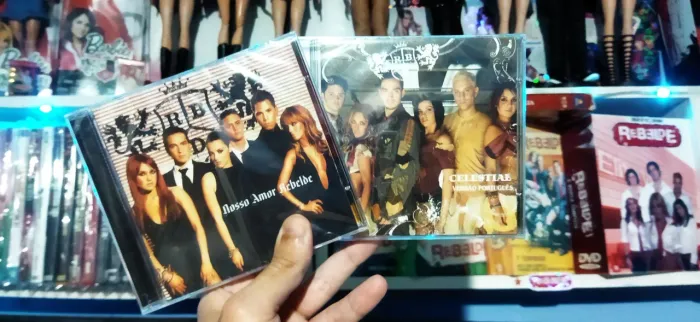 2 CDs RBD Lacrados Nosso Amor e Celestial Edição Brasil