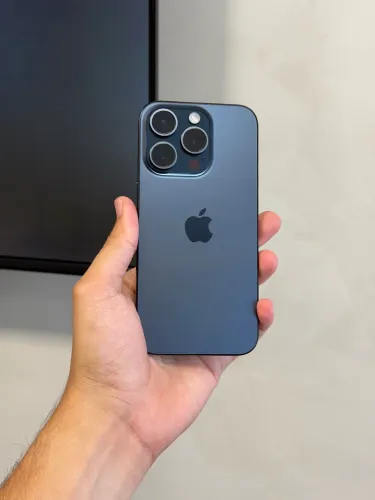 iPhone 15 Pro 256gb Azul Seminovo 