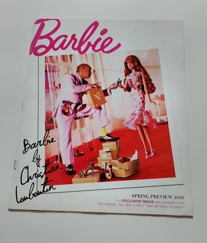 Revista Barbie Collector Spring Preview 2010 Christian Louboutin Original.
