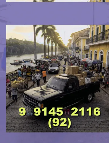 Frete para toda a cidade com carro aberto e melhor preço