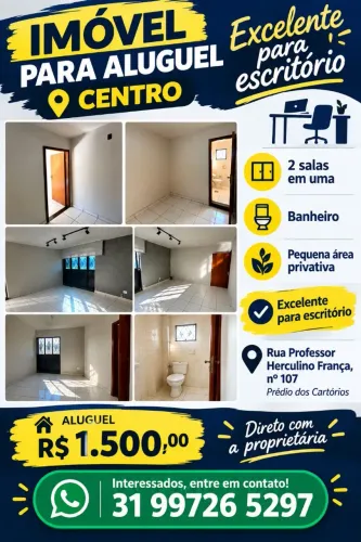 Sala comercial no centro de Sete Lagoas