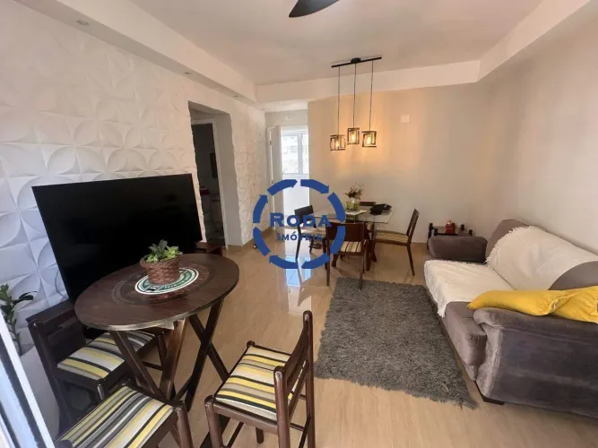 Apartamento à venda no José Menino (Santos) com 2 quartos, 1 suíte e lazer completo