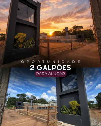 Galpão Comercial Novo 2.500m² Doca para Carretas Piso para Rodotrem Locação