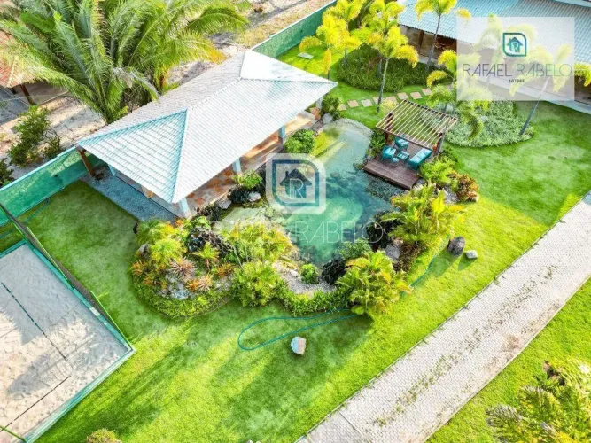Chácara em condomínio fechado em Aquiraz com 4.000m² de área total.