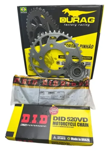 Kit Relação Completo HONDA CB500X-CB500F-CBR500 2020 a 2022 - DR6986 CENTRO DA COROA 86M