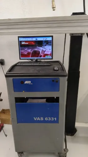 Alinhador 3d sun vas6331 e rampa de alinhamento