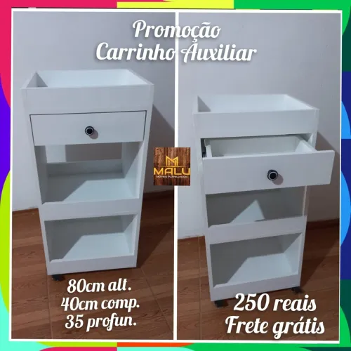 Promoção carrinho auxiliar 
