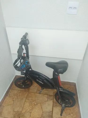 Bicicleta elétrica infantil dobrável