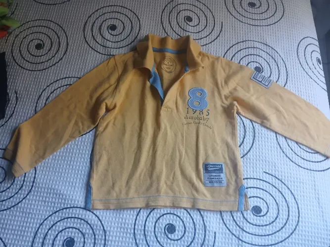 Camisa polo infantil manga longa 18/24 mesesCamisa polo infantil manga longa 1 a 2 anos