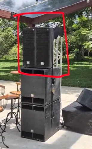Caixas de som BL audio ativa 700w RMS