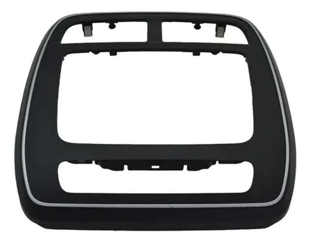 Moldura Radio Painel Central Renault Kwid 2019 Original Preto