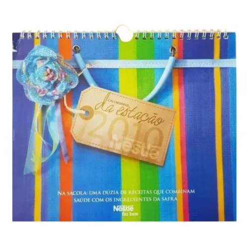 Calendário Nestlé 2010 Com Receitas E Alimentos Da Estação