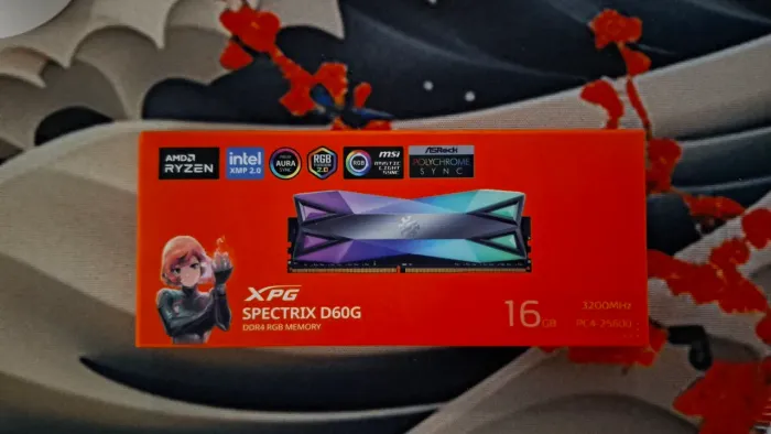 Memória ram ddr4 16gb xpg d60g 3200MHz nova