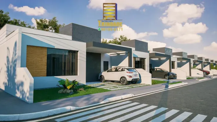 CASA EM CONDOMINIO NO ARAÇAGI, 3 QUARTOS, ENTRADA PARCELADA, LAZER CLUB, GARDEN VILE