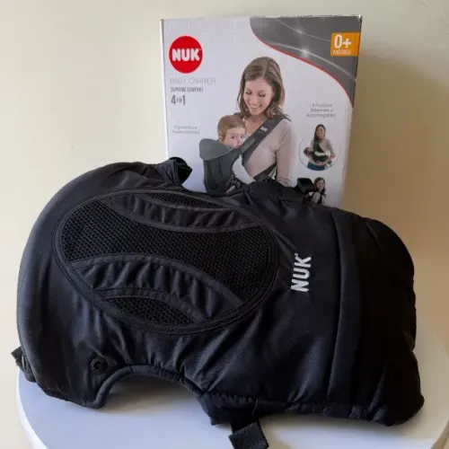 Canguru Baby Carrier Supreme Comfort 4 em 1 Preto da Nuk