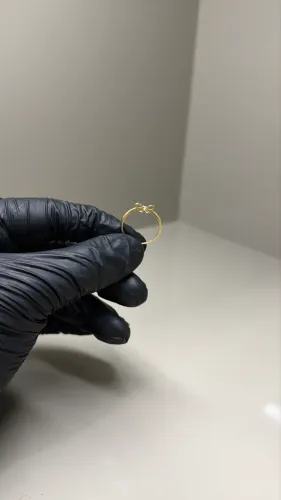 Anel de Ouro 18K - Novo - 0.9g