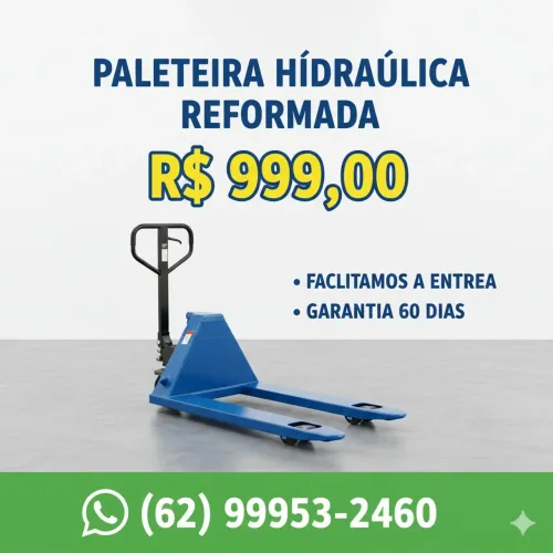 Paleteiras hidráulica manual burrinha R$ 999,00