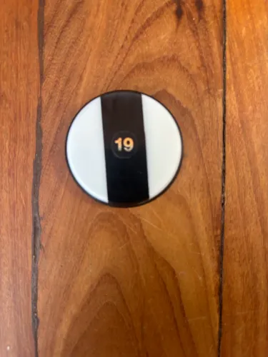 botão do botafogo de 42,68mm. Bequinho de madrepérola - cód: 021